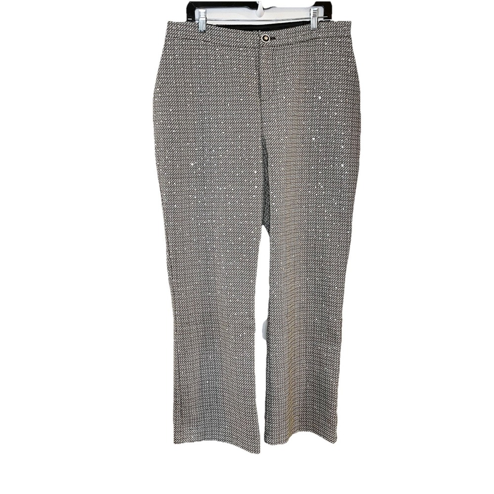 Midnight Velvet Sequin Pants Black Gold Bling‎ Luxury Mob Wife Straight Leg 16